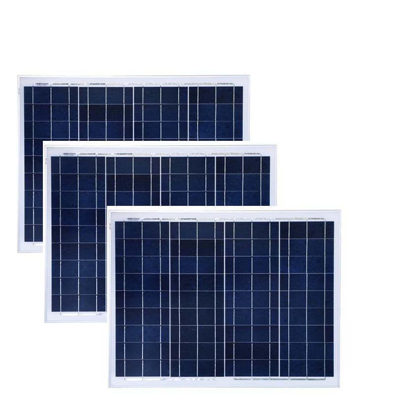 Solar Panel 12v 50w 3 Pcs