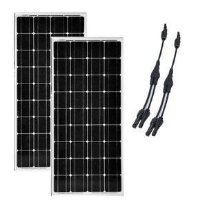 Solar Kit Panneau Solaire 12v 100w 2 Pcs