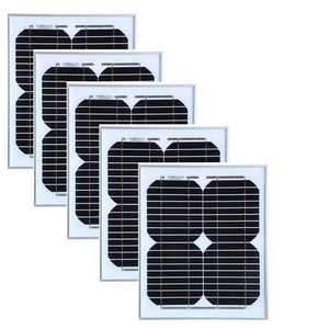 Solar Panel 18v 10w 5 Pcs