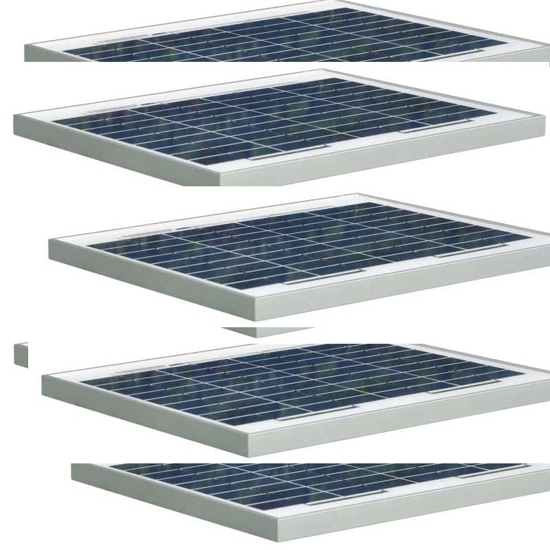 Portable Solar Panel 12v 10w 5 Pcs