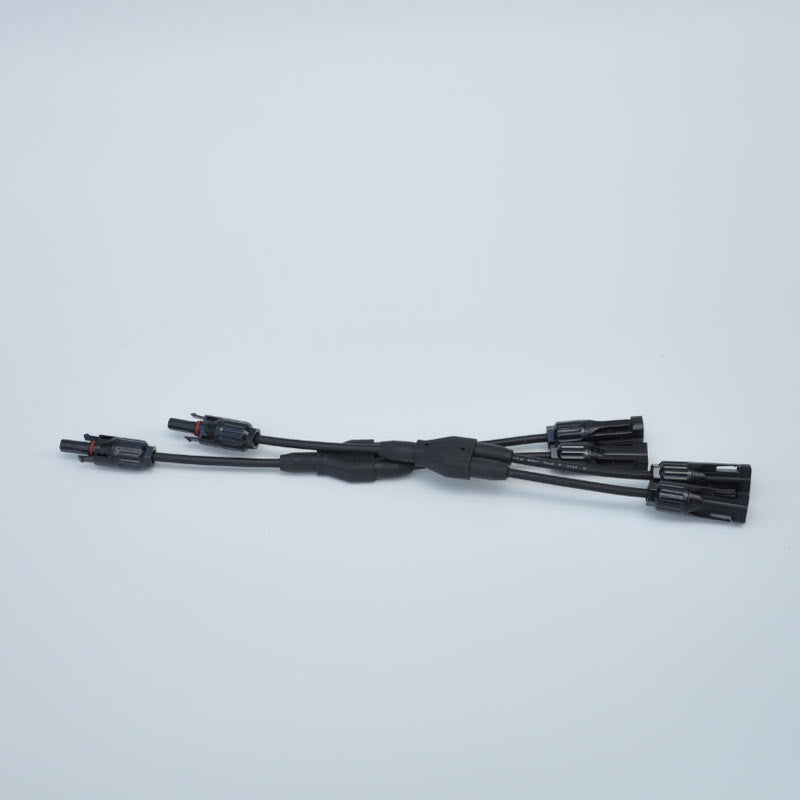 Solar Panel Cable MC4 Y Branch Connectors 2 to 1 Way Adapter