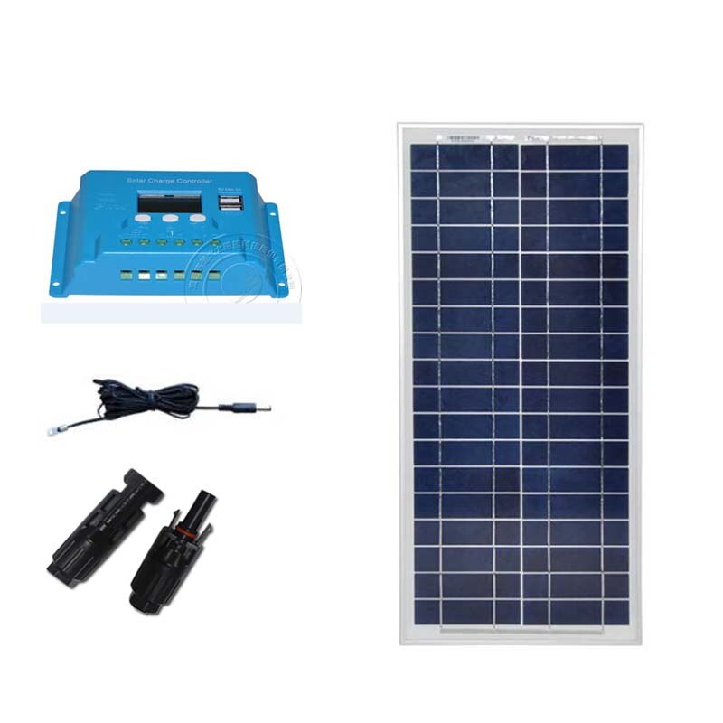 Solar Panel Kit 12v 20w