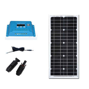 Panneau Solaire Kit 12v 20w