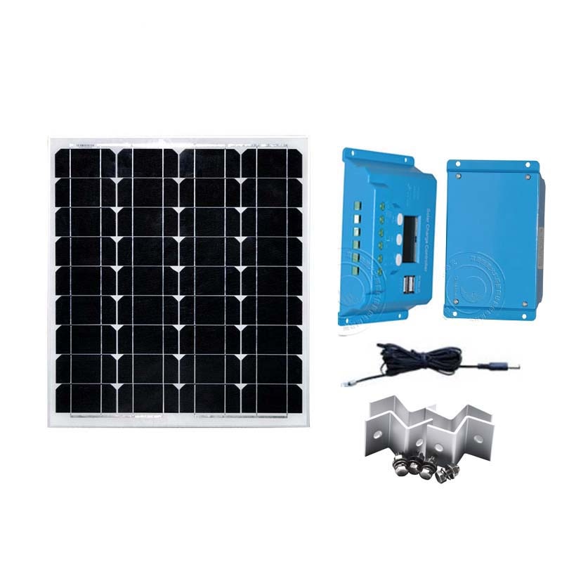 Kit Waterproof Solar Panel 12v 50w