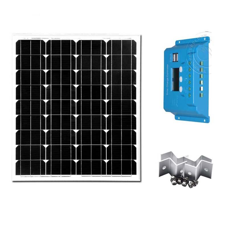 Solar Kit Zonnepaneel 12 Volt  70 Watt