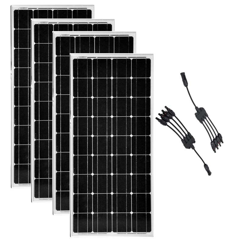 Solar Module 100w 12v  4Pcs