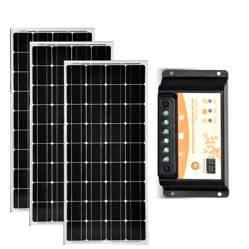 Waterproof Solar Panel 100w 18v 3 Pcs