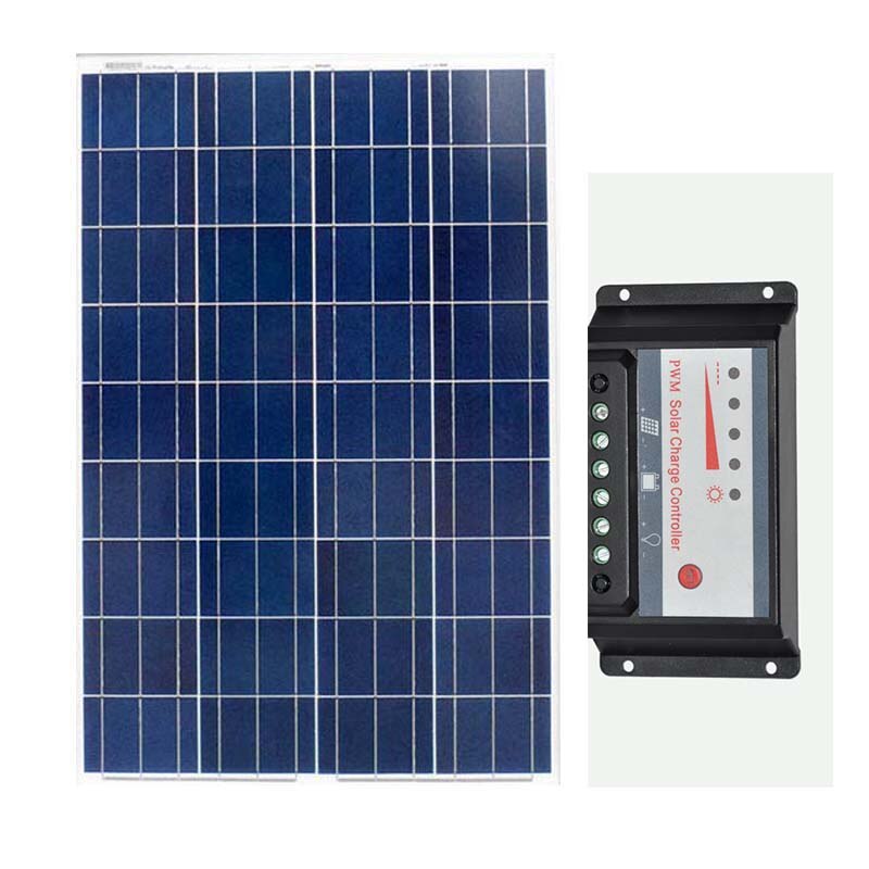 Kit Solar Panel 100w 12v