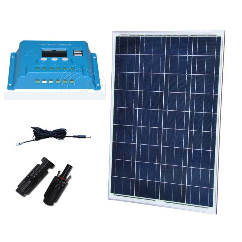 Solar Kit Panneau Solaire 100w 12v