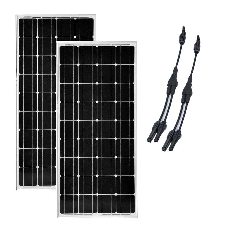 Photovoltaic Panel 12v 100w 2 PCs