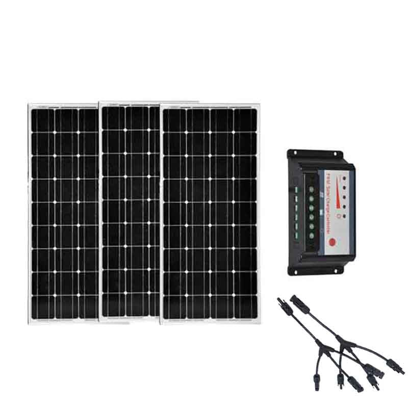 Solar Panel kit Panneau Solaire 100 w 12v 3Pcs