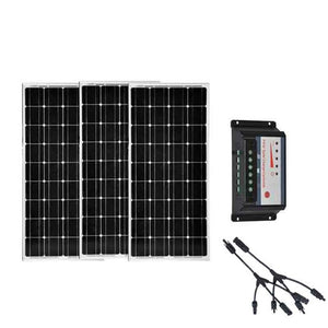 Solar Panel kit Panneau Solaire 100 w 12v 3Pcs