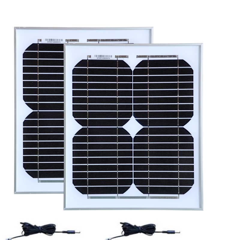 High Efficiency Solar Panel 12 Volt  10 Watt  2 Pcs